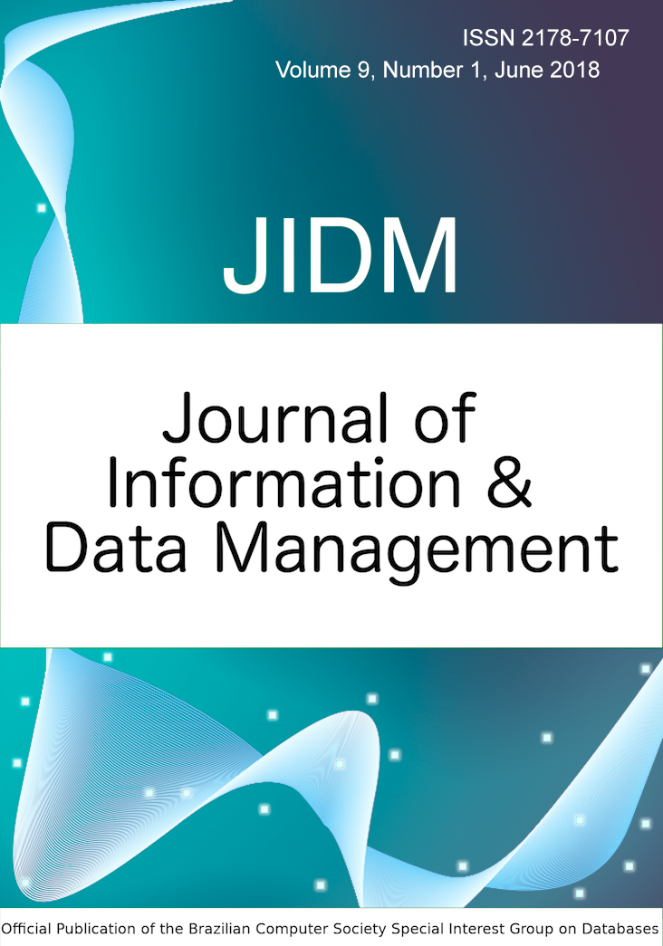 					View Vol. 9 No. 1 (2018): JOURNAL OF INFORMATION AND DATA MANAGEMENT
				