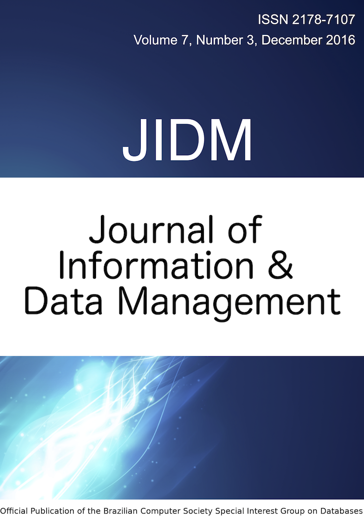 					View Vol. 7 No. 3 (2016): JOURNAL OF INFORMATION AND DATA MANAGEMENT
				