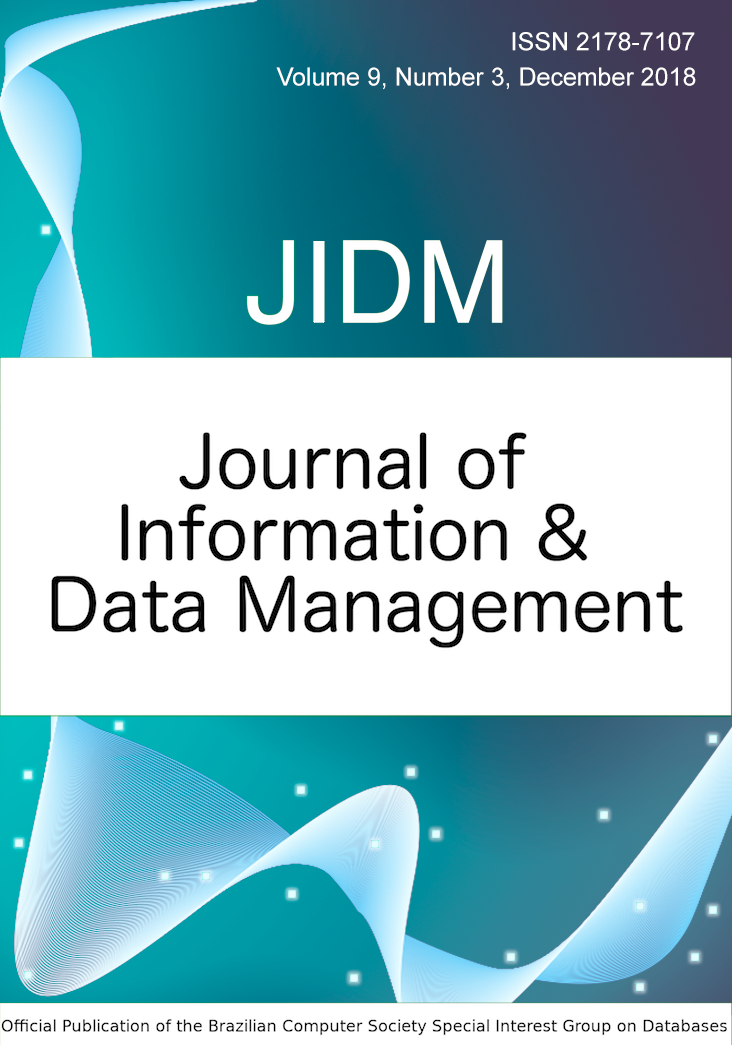 					View Vol. 9 No. 3 (2018): JOURNAL OF INFORMATION AND DATA MANAGEMENT
				