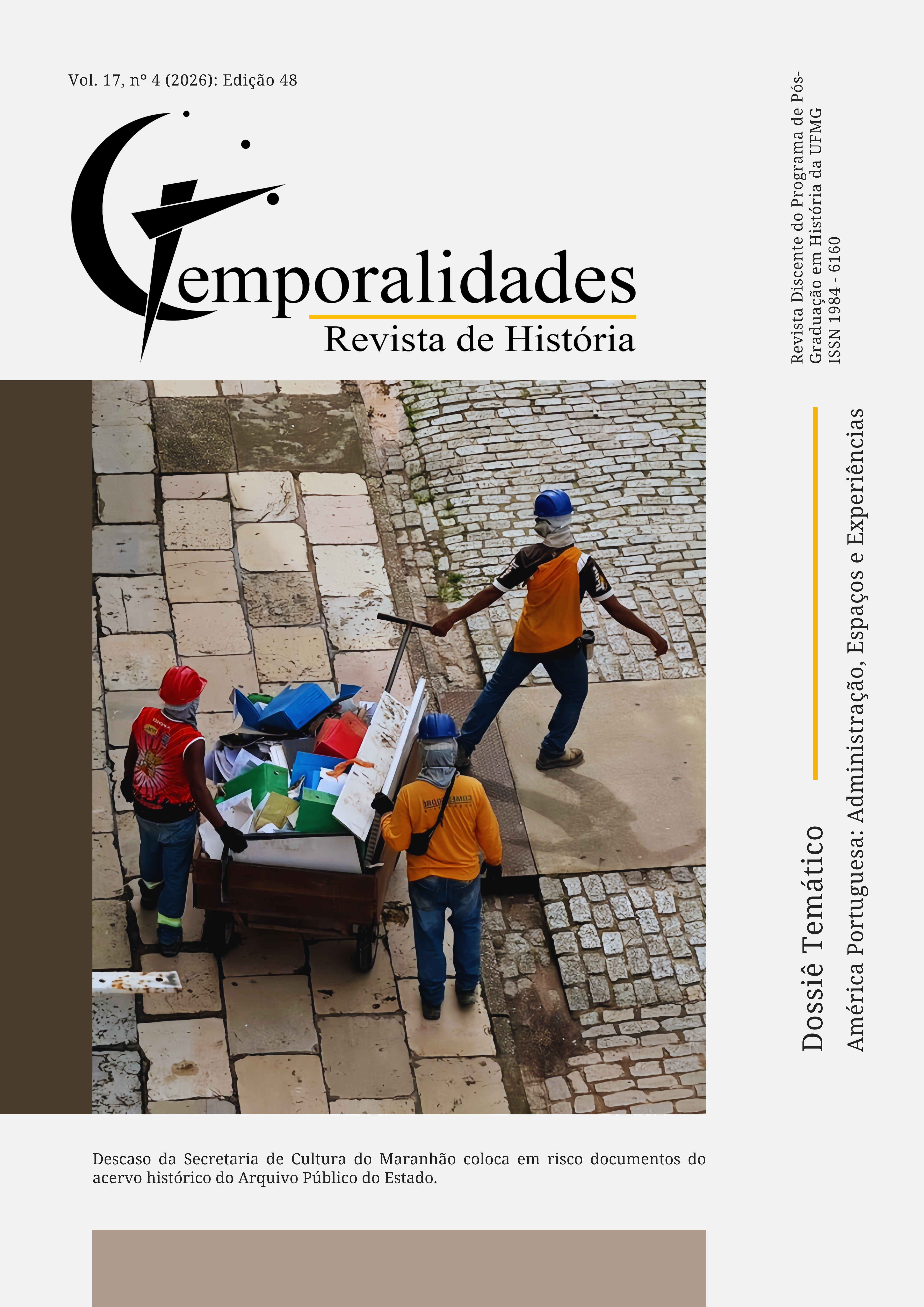 Trabalhadores retirando documentos do Arquivo Público do Estado do Maranhão e descartando-os em caçambas de lixo no Centro Histórico de São Luís