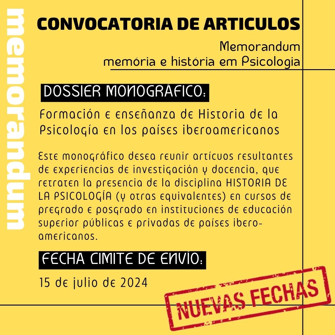 Flyer de divulgação em espanhol