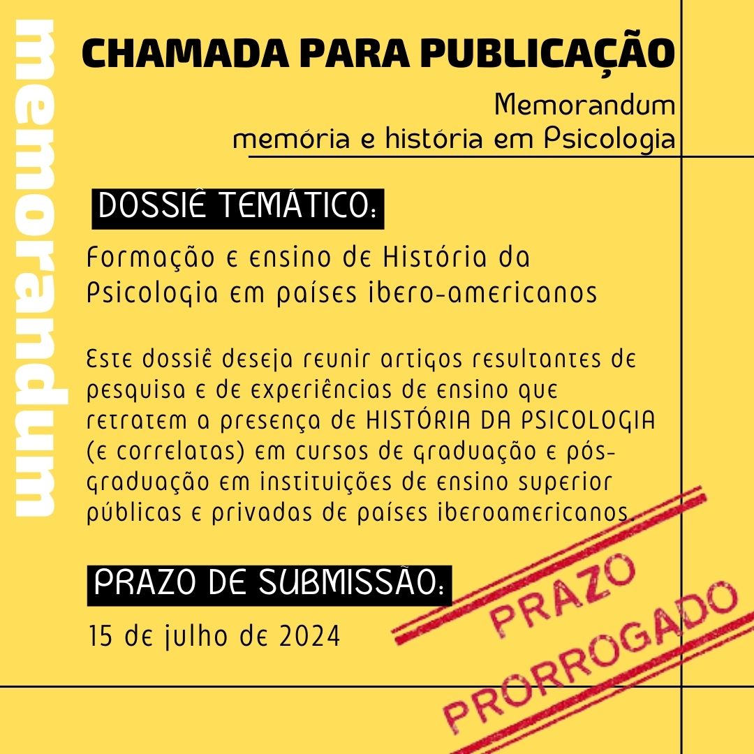 Flyer de divulgação em português